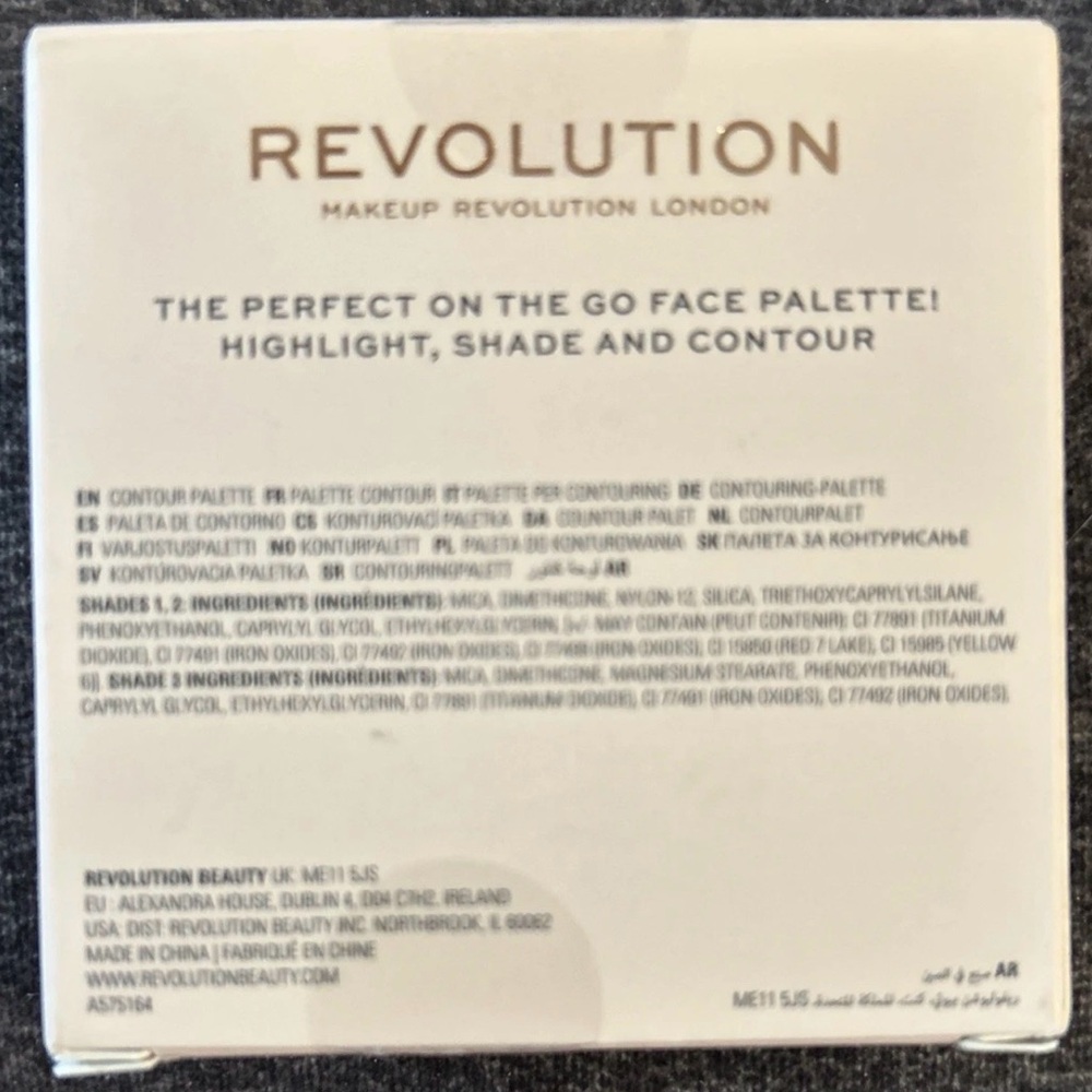 NIB Makeup Revolution London Face Powder Contour Palette Sealed Compact Medium - Picture 4 of 7